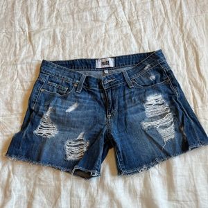 Distressed Paige Denim shorts